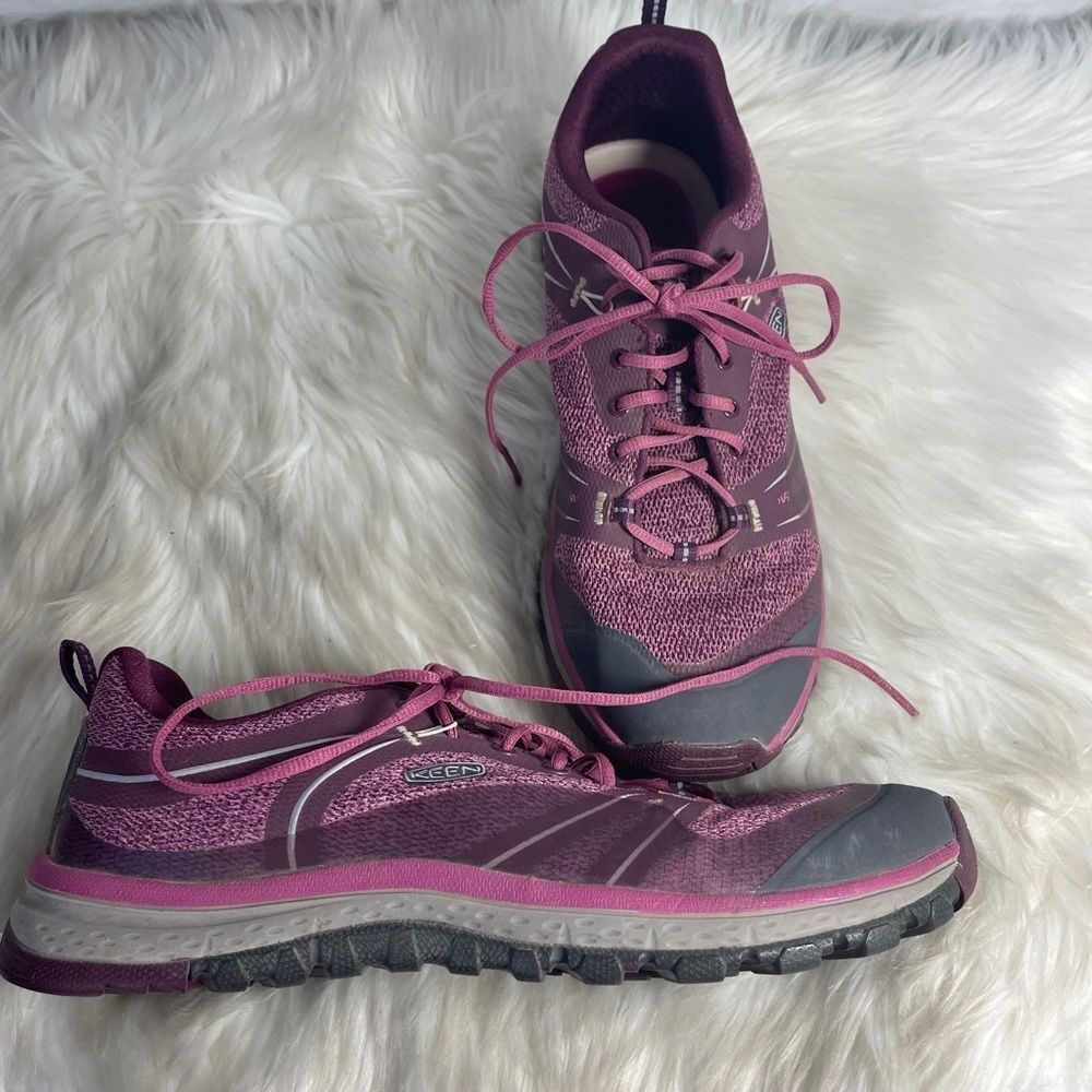 Keen Terradora Purple Low Rise Waterproof Hiking Shoes Sz 11